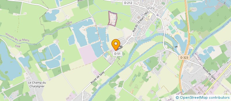 localisation de l'entreprise SEBCE2  PRUILLE LE CHETIF