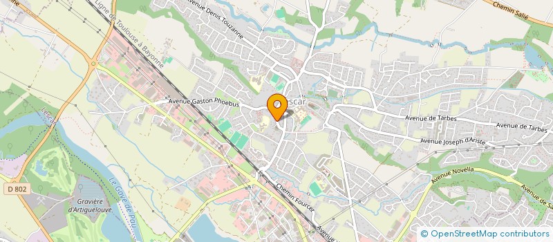 localisation de l'entreprise SEBCEL  LESCAR