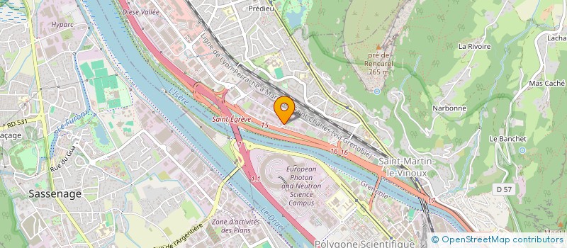 localisation de l'entreprise SEBEA  SAINT-MARTIN-LE-VINOUX