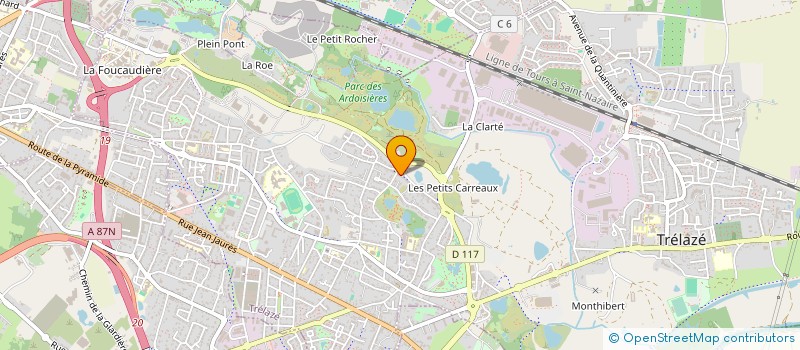 localisation de l'entreprise SEBECO à LA ROMAGNE