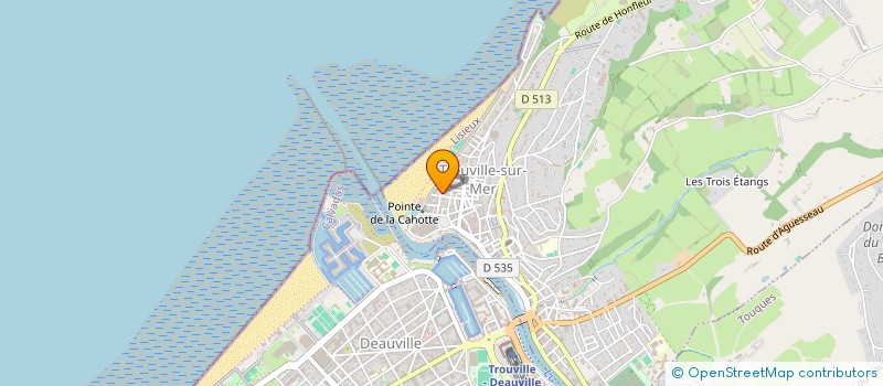 localisation de l'entreprise SEBEDA à TROUVILLE-SUR-MER