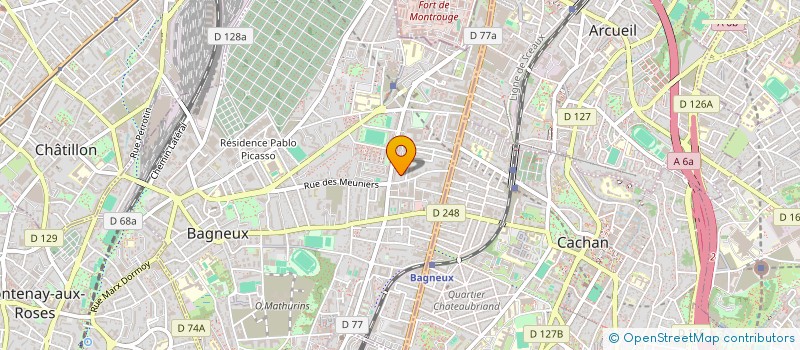 localisation de l'entreprise SEBEI à BAGNEUX