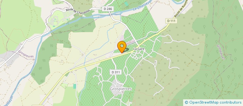 localisation de l'entreprise SEBELAUTO  GROSPIERRES