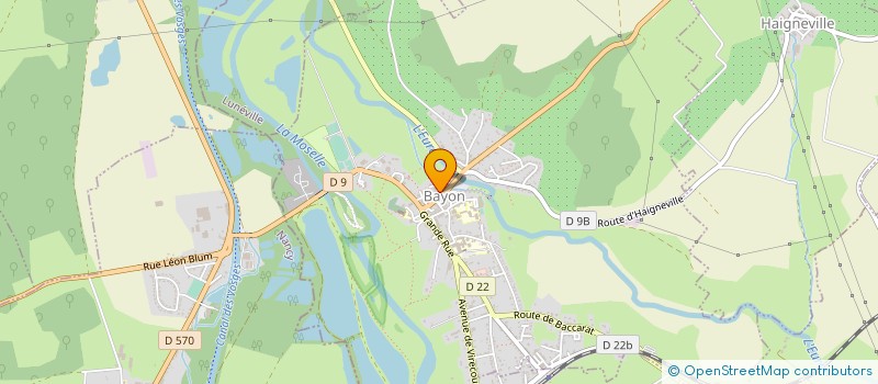 localisation de l'entreprise SEBELEC  BAYON