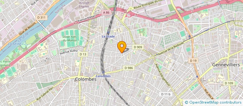 localisation de l'entreprise SEBELLE  COLOMBES