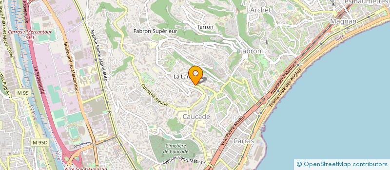 localisation de l'entreprise SEBELLINI EXPERTISES à NICE