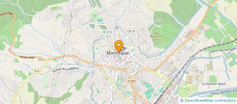 localisation de l'entreprise SEBEM  MANOSQUE