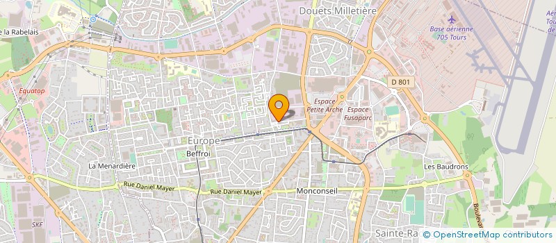 localisation de l'entreprise SEBEMEX à JOUE LES TOURS