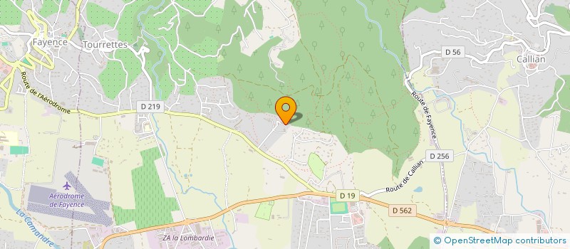 localisation de l'entreprise SEBEMI  TOURRETTES