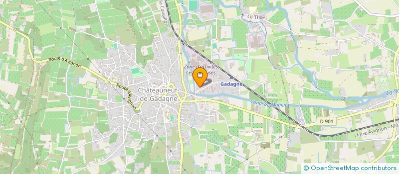 localisation de l'entreprise SEBEMI84  CHATEAUNEUF-DE-GADAGNE