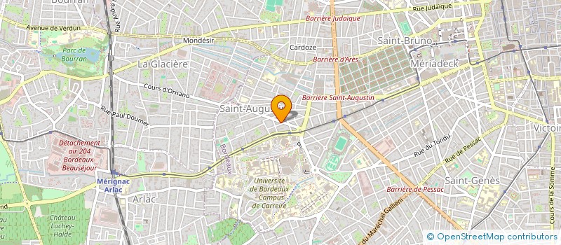 localisation de l'entreprise SEBEMMA  BORDEAUX