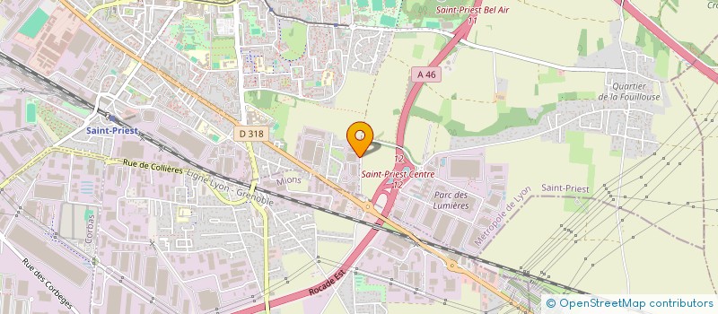 localisation de l'entreprise SEBEO  SAINT-PRIEST