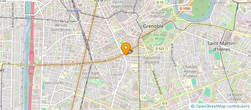 localisation de l'entreprise SEBERG SIGNALETIQUE à GRENOBLE