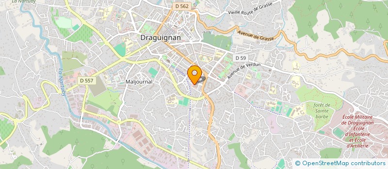 localisation de l'entreprise SEBERIC  DRAGUIGNAN