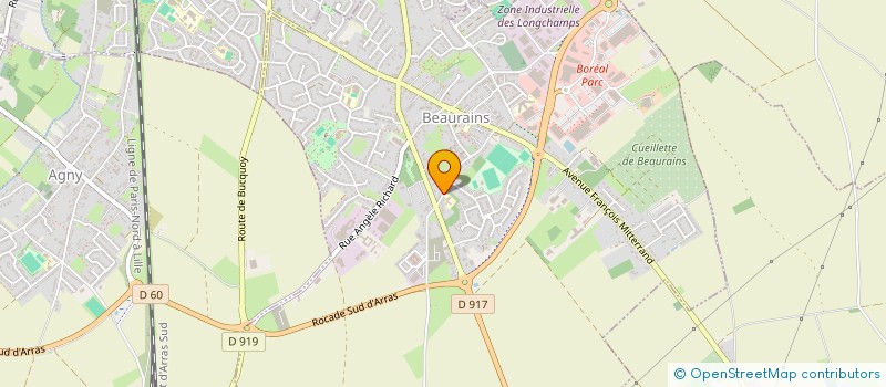 localisation de l'entreprise SEBERT IMMOBILIER à ARRAS
