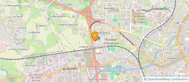 localisation de l'entreprise SEBETOM  RENNES