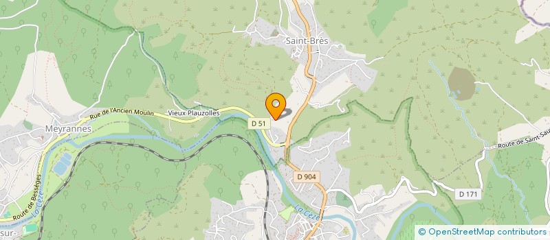 localisation de l'entreprise SEBEVA  SAINT-BRES