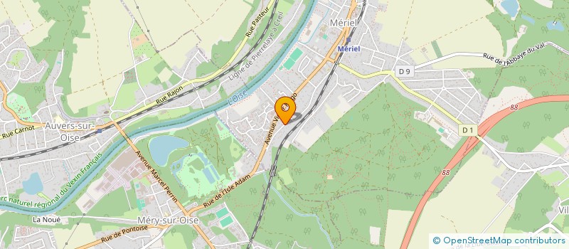 localisation de l'entreprise SEBF  MERIEL