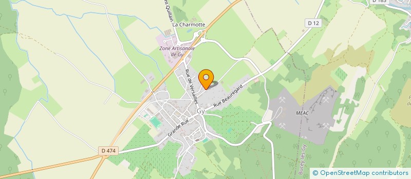 localisation de l'entreprise SEBGUI  GY