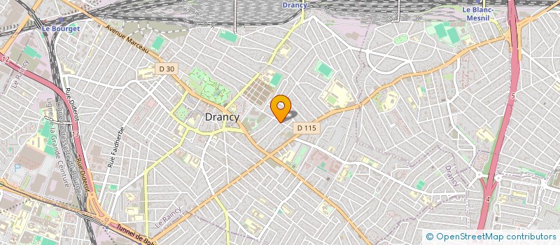 localisation de l'entreprise SEBI à DRANCY