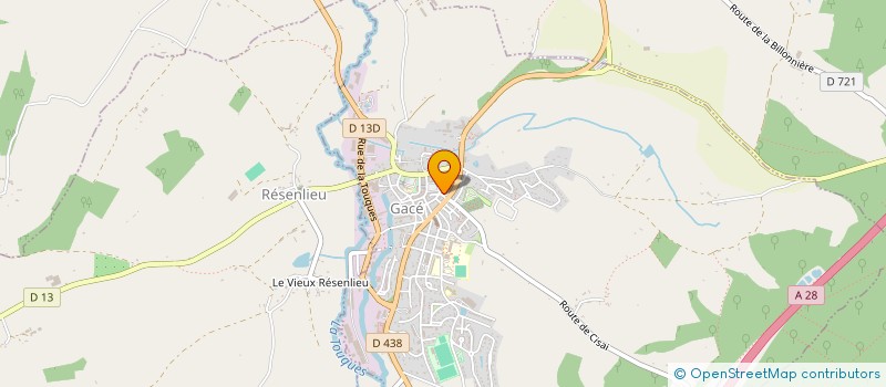 localisation de l'entreprise SEBIANE à GACE