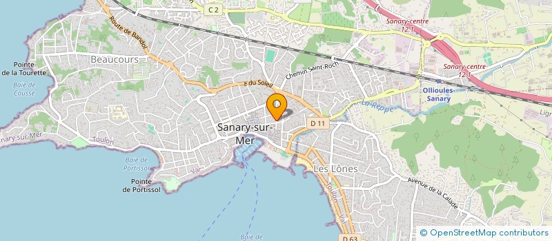 localisation de l'entreprise SEBIFREDO à SANARY-SUR-MER