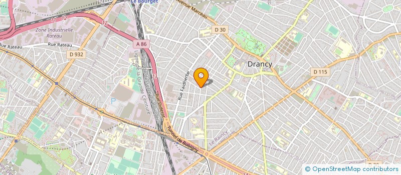 localisation de l'entreprise SEBILE TRANSPORTS à DRANCY