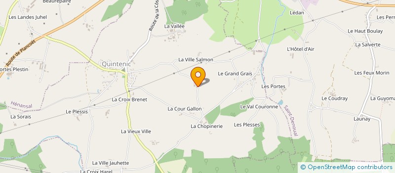 localisation de l'entreprise SEBILLE  QUINTENIC