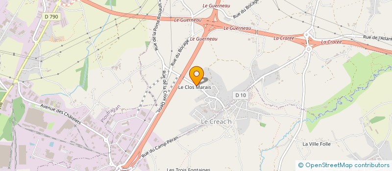 localisation de l'entreprise SEBILLE BATIMENT à TREGUEUX