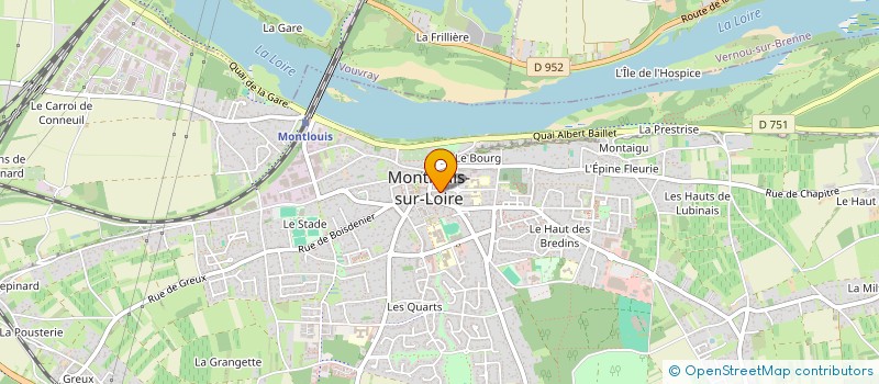 localisation de l'entreprise SEBIMMO à MONTLOUIS-SUR-LOIRE