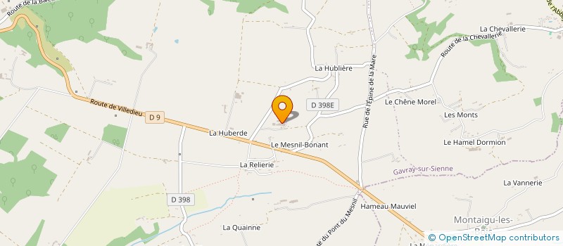 localisation de l'entreprise SEBIRE  GAVRAY-SUR-SIENNE