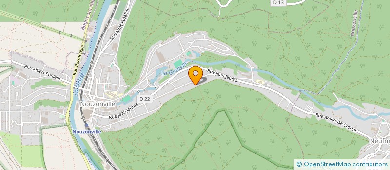 localisation de l'entreprise SEBISA  NOUZONVILLE