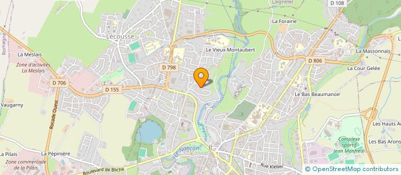 localisation de l'entreprise SEBITEC  FOUGERES