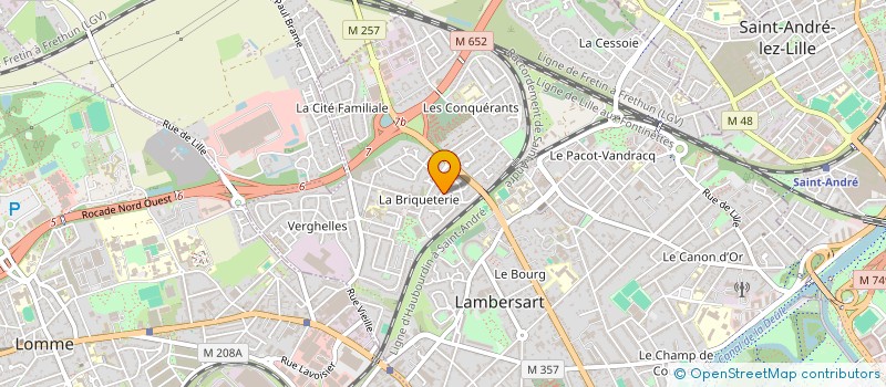 localisation de l'entreprise SEBIZ à LAMBERSART