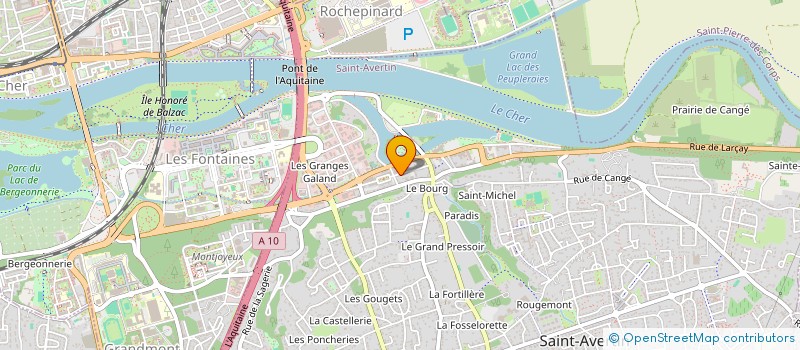 localisation de l'entreprise SEBJO  SAINT-AVERTIN