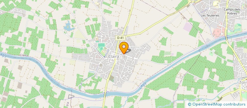 localisation de l'entreprise SEBL  CLAIRA