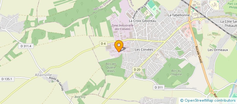 localisation de l'entreprise SEBLIE à VERNOUILLET