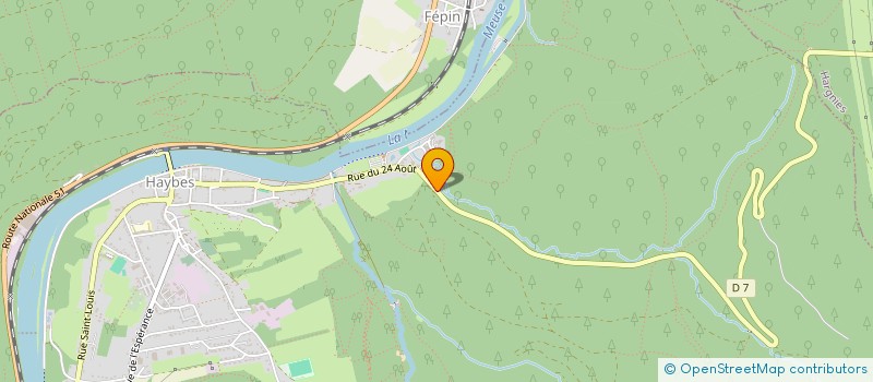 localisation de l'entreprise SEBLINE SOM  HAYBES