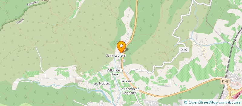 localisation de l'entreprise SEBMAGA  CUERS