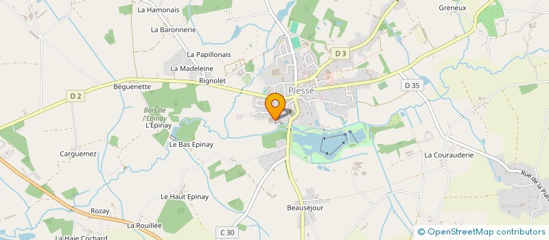 localisation de l'entreprise SEBMALAU  PLESSE