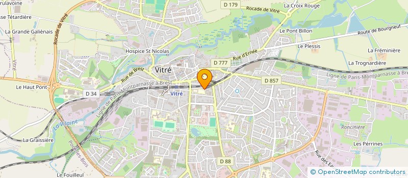 localisation de l'entreprise SEBMAT  VITRE