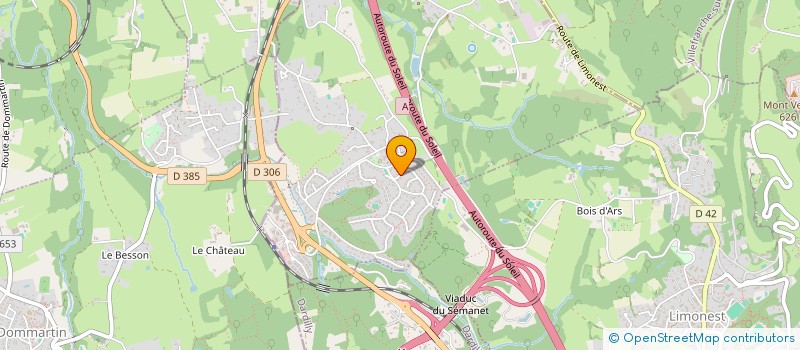 localisation de l'entreprise SEBO  LISSIEU