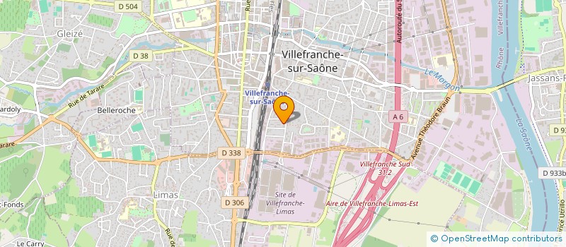 localisation de l'entreprise SEBO COIFFEUR à VILLEFRANCHE-SUR-SAONE
