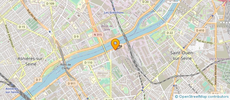 localisation de l'entreprise SEBO INVESTISSEMENT HOLDING à CLICHY