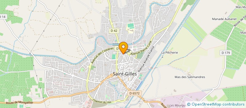 localisation de l'entreprise SEBOL à SAINT-GILLES