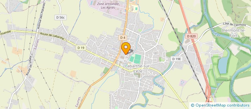 localisation de l'entreprise SEBOMNI à LABARTHE-SUR-LEZE