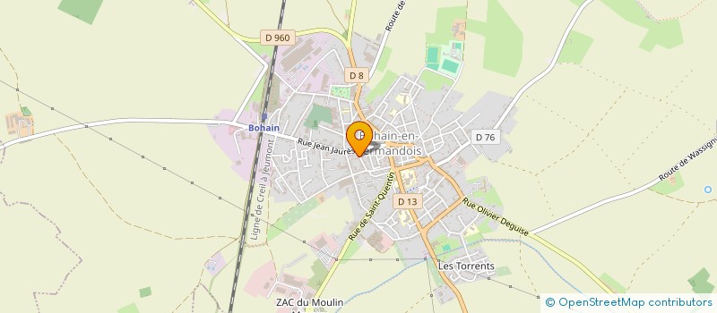 localisation de l'entreprise SEBONCOURT PETANQUE  BOHAIN-EN-VERMANDOIS