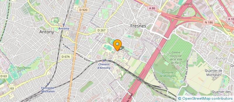 localisation de l'entreprise SEBOR GRP à ANTONY