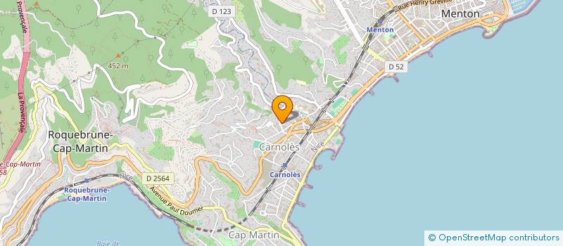 localisation de l'entreprise SEBOU  ROQUEBRUNE-CAP-MARTIN