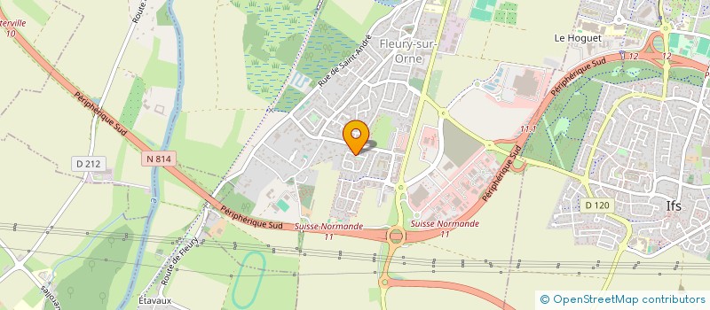 localisation de l'entreprise SEBPOL  FLEURY-SUR-ORNE